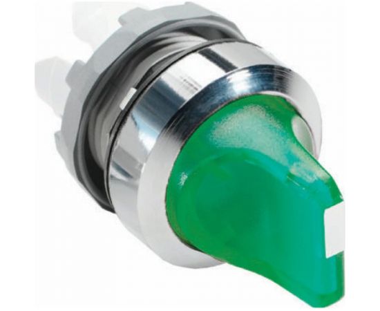 3-х позиционный переключатель ABB M3SS1-21G зеленый, с подсветкой, только корпус 1SFA611210R2102 