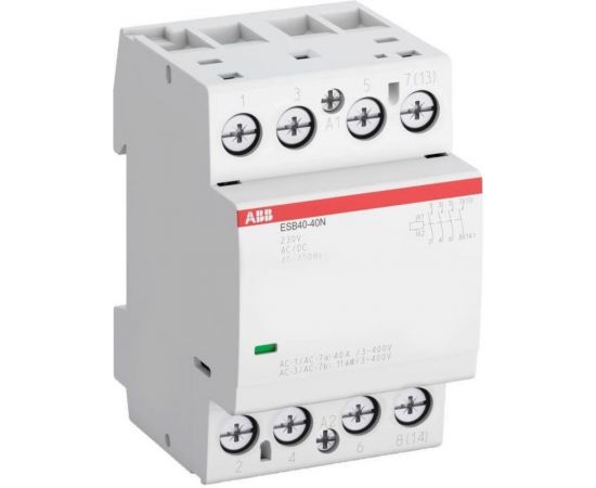 Модульный контактор ABB ESB40-22N-06 40А АС-1, 2НО+2НЗ, катушка 230В AC/DC 1SAE341111R0622 