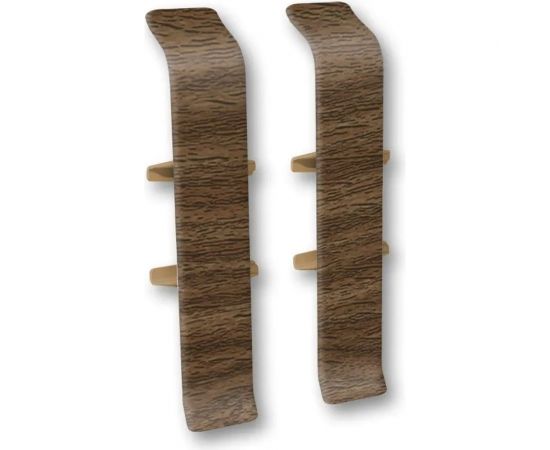Соединитель для плинтуса DECONIKA (70 мм, 291 Орех, 2 шт.) Д-П70-С-Ф2 291 ОРХ 
