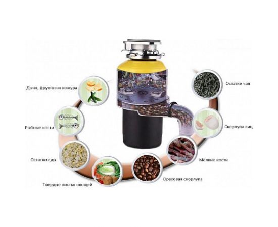 Бытовой измельчитель для пищевых отходов Bone Crusher BC610-AS – изображение 12