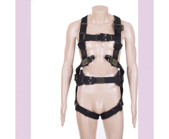 Страховочная огнеупорная привязь с поясом для позиционирования Alpsafe DVX04F – изображение 2