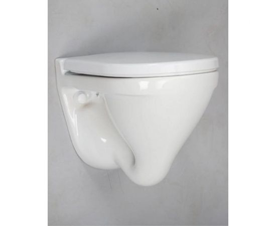 Подвесной унитаз Sanita Luxe Attica с быстросъемным сиденьем-микролифт, дюропласт 00013969 ATCSLWH0104 – изображение 2