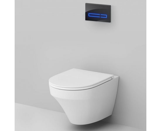 Комплект: Инсталляция с унитазом FlashClean, с сиденьем и клавишей AM.PM Inspire IS450A38.501700 – изображение 2