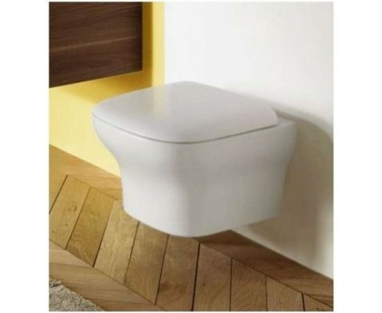 Безободковый подвесной унитаз JACOB DELAFON VOX EDM102-00 белый 00000057001 – изображение 2