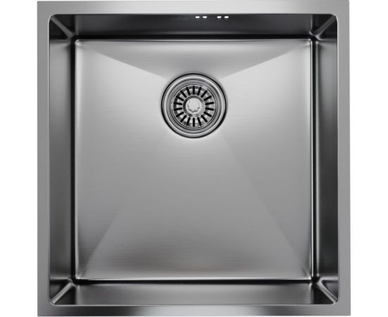 Подстольная мойка MIXLINE PRO 50x50, 3 мм, выпуск 3 1/2, 20 см, с сифоном, сатин 547227 – изображение 2