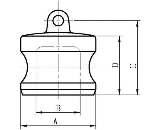 Алюминиевый камлок ГРОССИС тип DP 2" Гроссис 7010135 – изображение 2