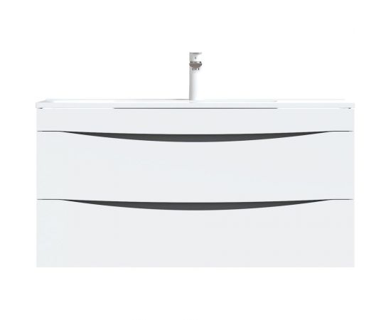 Тумба с умывальником IDDIS Cloud подвесная, 100 см, белая CLO10W1i95K – изображение 2