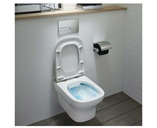 Безободковый подвесной унитаз JACOB DELAFON VOX EDM102-00 белый 00000057001 – изображение 3