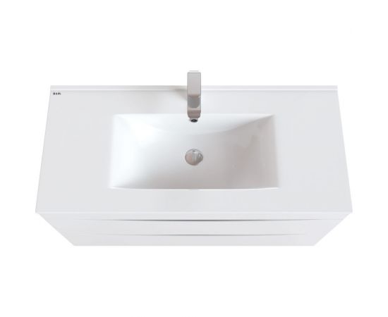 Тумба с умывальником IDDIS Cloud подвесная, 100 см, белая CLO10W1i95K – изображение 3