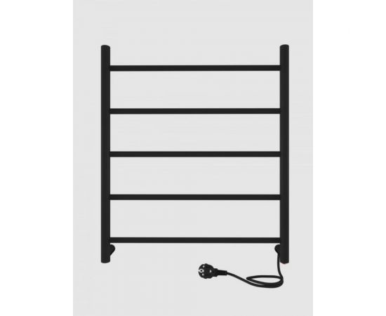 Полотенцесушитель INDIGO Line без полки (electro) 60/50 скрытый монтаж, универсальное подключение R/L LCLE60-50BRR – изображение 6