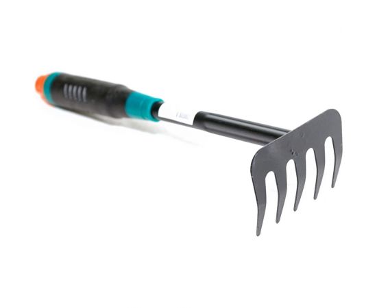 Малые грабли САДОВИТА 5 зубьев, с пластиковой ручкой 00076501 