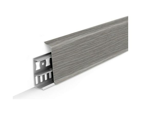 Напольный плинтус DECONIKA (70 мм; 2,2 м; 210 дуб пепельный; 1 шт.) Д-П70 210 ДУБ ПЕП 