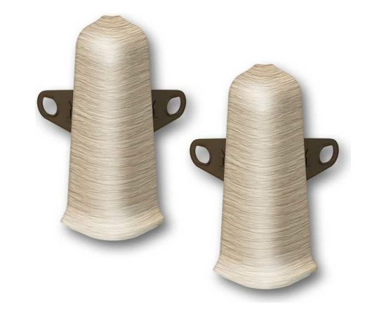 Наружный угол для плинтуса DECONIKA (55 мм; 213 Дуб северный; 2 шт.) Д-П55-Нк-Ф2 213 ДУБ СЕВ 