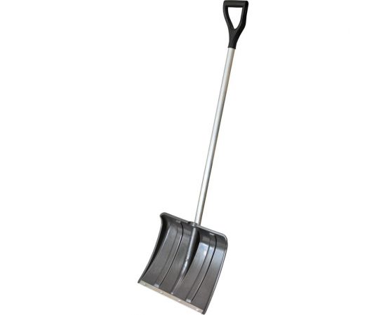 Снеговая пластмассовая лопата Комплект-Агро ВЬЮГА № 3 с алюминиевым ��еренком и V-образной ручкой KA8239 
