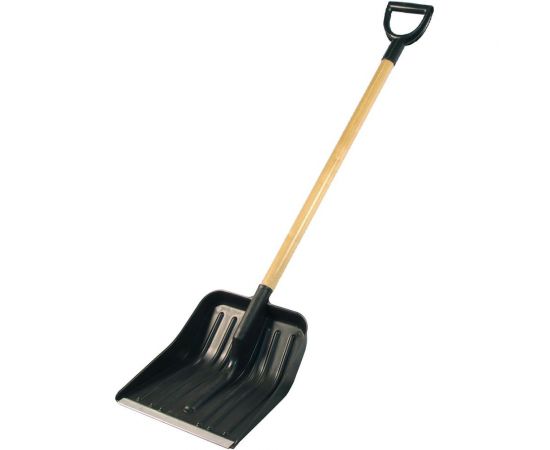 Лопата для уборки снега Землеройка берёзовый черенок (высший сорт, без сучков) 0226 