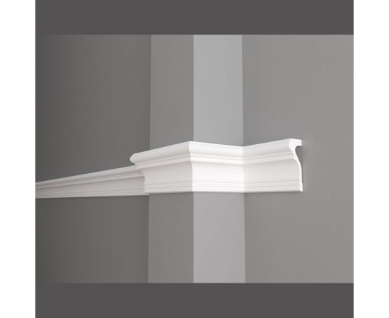 Стеновой молдинг Decor-Dizayn ударопрочный влагостойкий под покраску 102Х33Х2000 мм DD604 