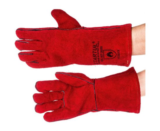 Спилковые пятипалые усиленные краги STARTUL тип 1, р.14 ST7150 