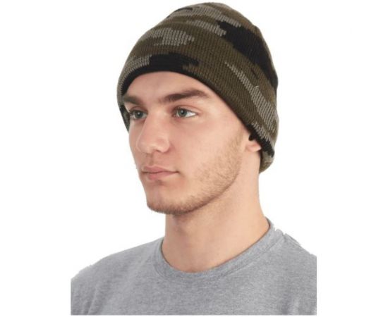 Трикотажная шапка ГК Спецобъединение КМФ зеленый Шап 313 