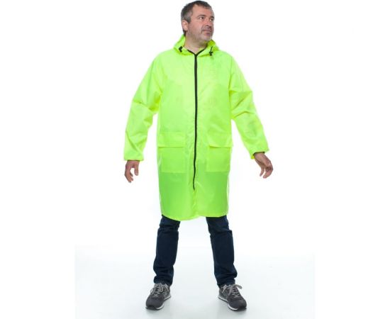 Влагозащитный облегченный плащ-дождевик БЕРТА 800-56-58, лимонный 