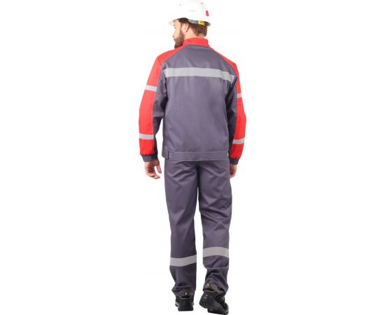 Костюм ГК Спецобъединение РОУД серый-красный Кос 451/120/170 – изображение 2