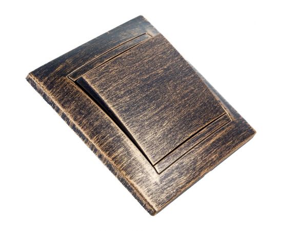 1-клавишный выключатель TDM 10А старинная бронза Лама SQ1815-0743 – изображение 3