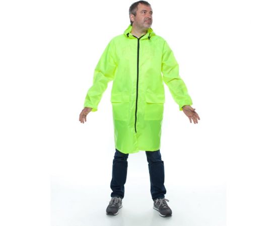 Влагозащитный облегченный плащ-дождевик БЕРТА 800-56-58, лимонный – изображение 3
