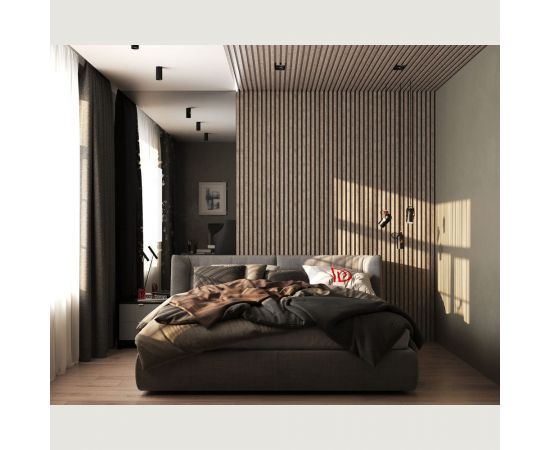 Рейка интерьерная ударопрочная влагостойкая Decor-Dizayn серый бархат 40x15x3000 мм 618-25 – изображение 4