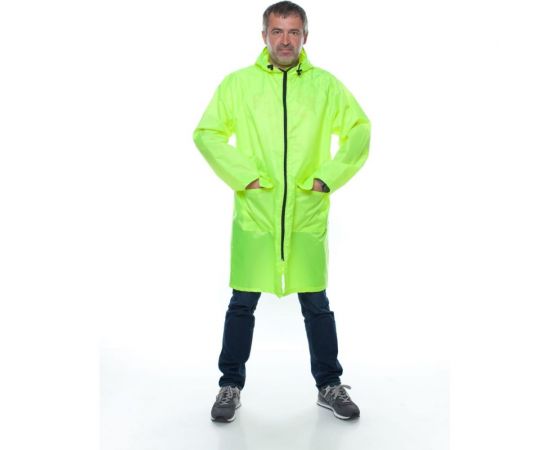 Влагозащитный облегченный плащ-дождевик БЕРТА 800-56-58, лимонный – изображение 4