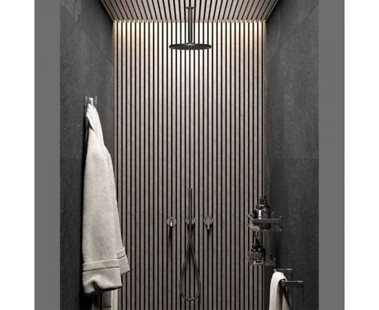 Рейка интерьерная ударопрочная влагостойкая Decor-Dizayn серый бархат 40x15x3000 мм 618-25 – изображение 6