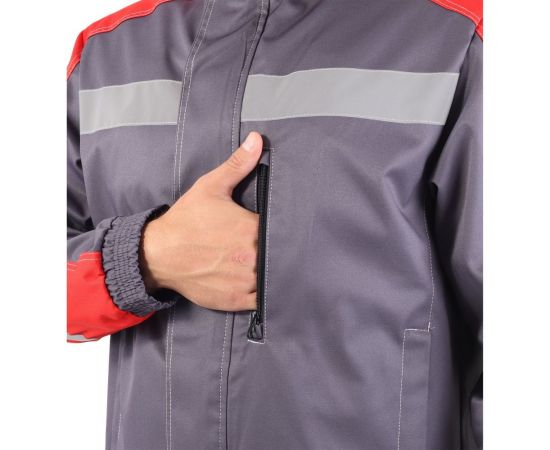 Костюм ГК Спецобъединение РОУД серый-красный Кос 451/120/170 – изображение 7