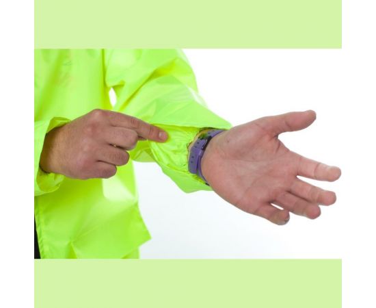Влагозащитный облегченный плащ-дождевик БЕРТА 800-56-58, лимонный – изображение 8