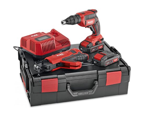 Аккумуляторный шуруповерт для гипсокартона FLEX DW 45 18.0-EC M/2.5 Set 466824 