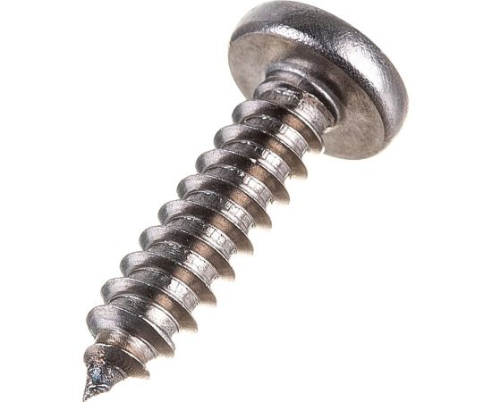 Саморез STARFIX 4.8x19 мм, полусф. головка, острый, нерж. сталь А2, DIN 7981, 25 шт. SMZ1-70195-25 