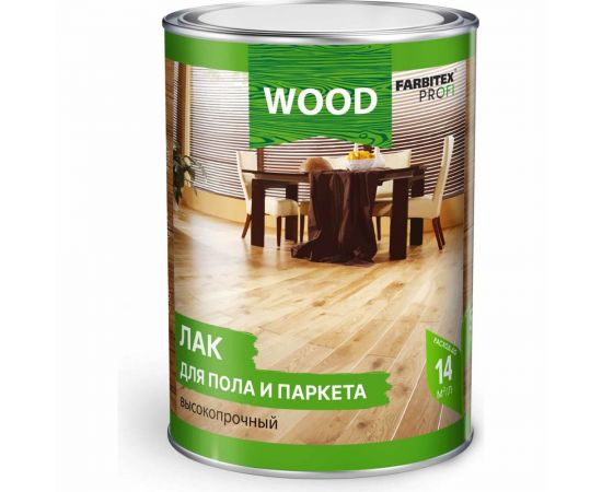 Лак для пола и паркета FARBITEX (высокопрочный; тик; 0.8 л) 4300009374 