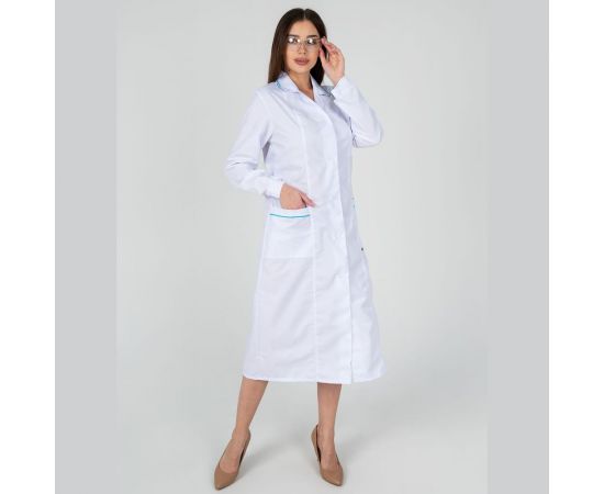 Женский медицинский халат ООО ГУП Бисер, размер 60-62, рост 170-176 4670132023602 – изображение 2