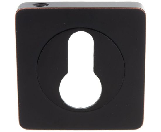 Квадратная накладка РЕНЦ на цилиндр, черная бронза с патиной ET 02 ABB – изображение 2