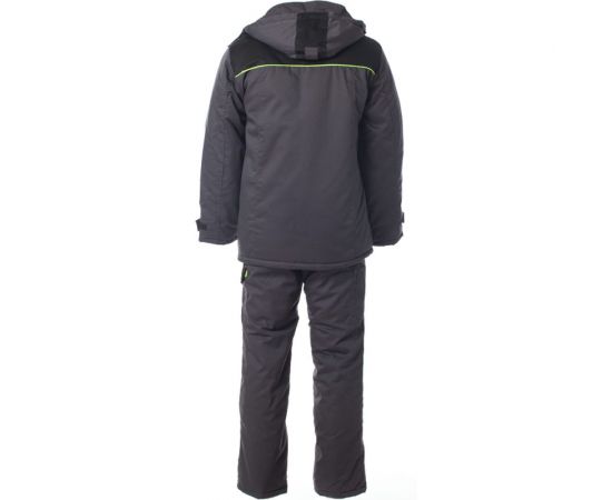 Зимний костюм СПРУТ Корвет куртка/брюки, темно-серый/черный/лимон, р. 56-58/112-116, рост 182-188, 115663 – изображение 2