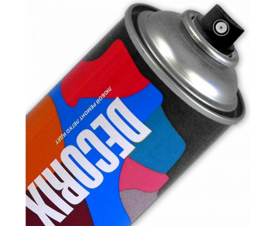 Аэрозольная краска Decorix (цинк-алюминиевая; для защиты металла; матовая; 520 мл) 0114-01 DX – изображение 2
