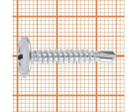 Усиленный саморез FastenPro ШСММ сверло 4,2x25 1000 шт., FP-б.пл.конт. 1150 мл 14-0020637 – изображение 4