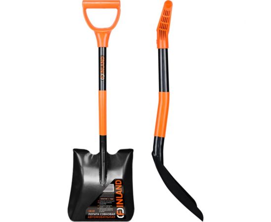 Автомобильная совковая лопата Центроинструмент FINLAND сварная конструкция, с овальным черенком 1618 – изображение 4