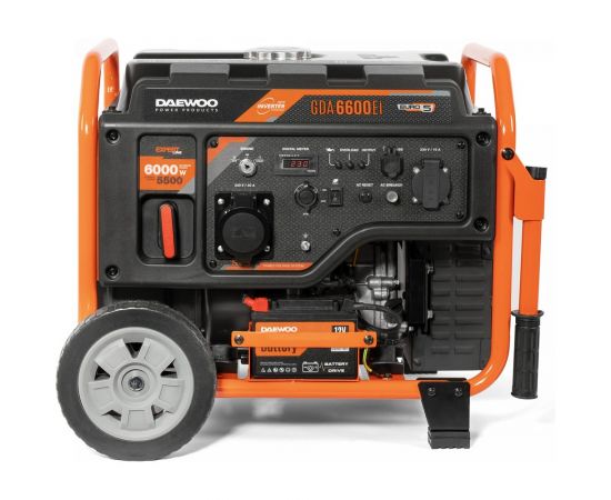 Инверторный бензиновый генератор с электрозапуском Daewoo GDA 6600Ei – изображение 4