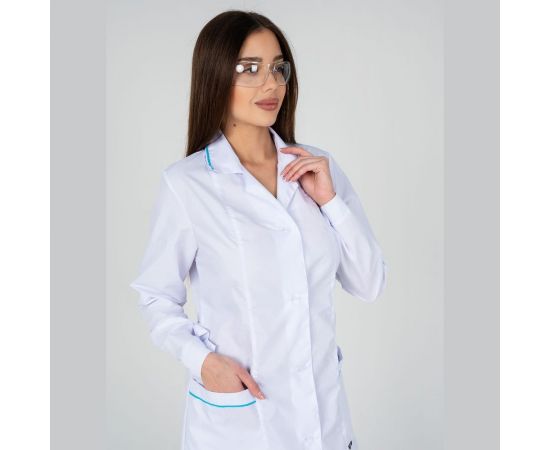 Женский медицинский халат ООО ГУП Бисер, размер 60-62, рост 170-176 4670132023602 – изображение 4