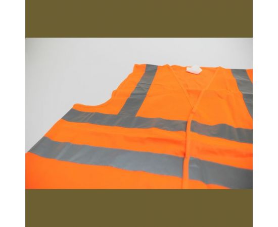 Сигнальный жилет Partex Премиум оранжевый, 4 полосы НФ-00000062 – изображение 5