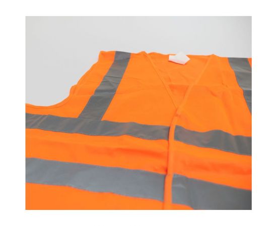Сигнальный жилет Partex Премиум оранжевый, 4 полосы НФ-00000062 – изображение 6