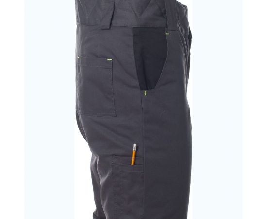 Зимний костюм СПРУТ Корвет куртка/брюки, темно-серый/черный/лимон, р. 56-58/112-116, рост 182-188, 115663 – изображение 6