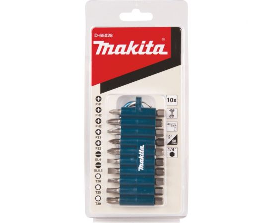 Дрель-шуруповерт Makita DF0300 + набор бит D-65028 10 шт. DF0300X3 – изображение 8