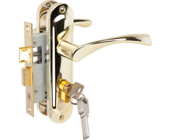 Врезной замок Trodos 50/76-ЦМ70 PB золото 202058 