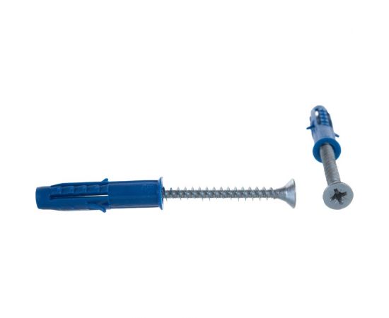 Саморез ШУц Tech-Krep 5,0х60 потайная головка + дюбель 8х40 20 шт - пакет 112564 