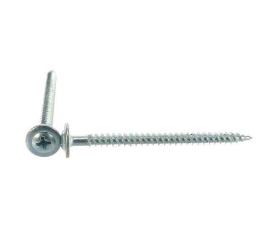 Саморезы с пресс-шайбой Steelfix острые, 1кг 4,2х55 А-00209 