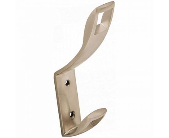 Крючок Tech-Krep 08, 2-х рожковый, высокий, сатин 1 шт - пакет 129902 